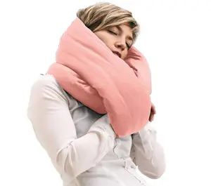 Soft 360° Neck Support Pillow - Versatile and Washable Scarf for Travel, Home, Flights, and Road Trips - Available in Four Colors infinity  pillow