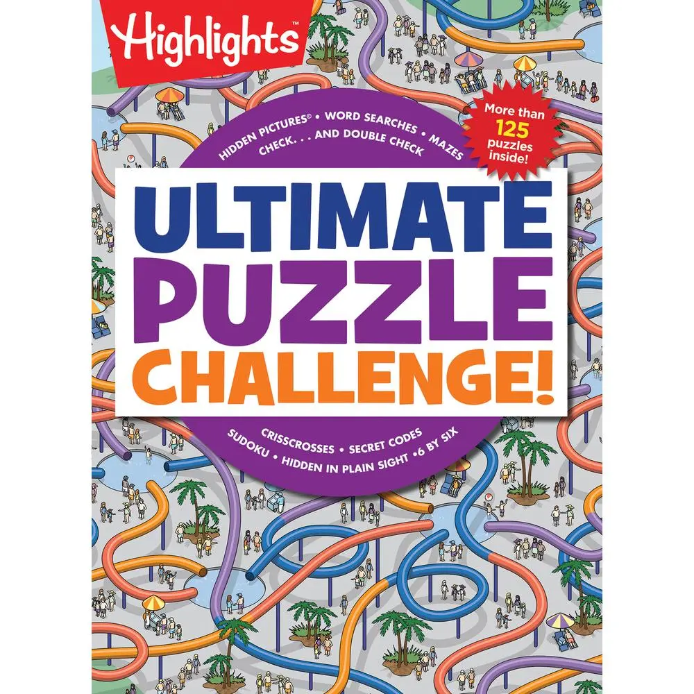 USED-Ultimate Puzzle Challenge!: 125+ Brain Games for Kids, Mazes, Brain Teasers, Word Searches, Crossword Puzzles, Sudoku, Logic Puzzles and More, Kids Ac (Paperback)