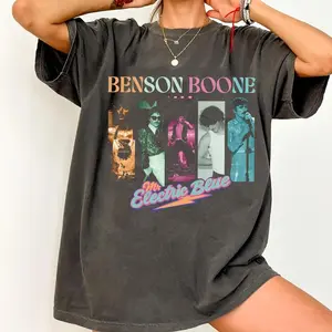 [Sale Up To 15% + Free Ship] Comfort Colors 1717 - Benson Boone T-Shirt, Music Lover's Tee, Tour Merchandise