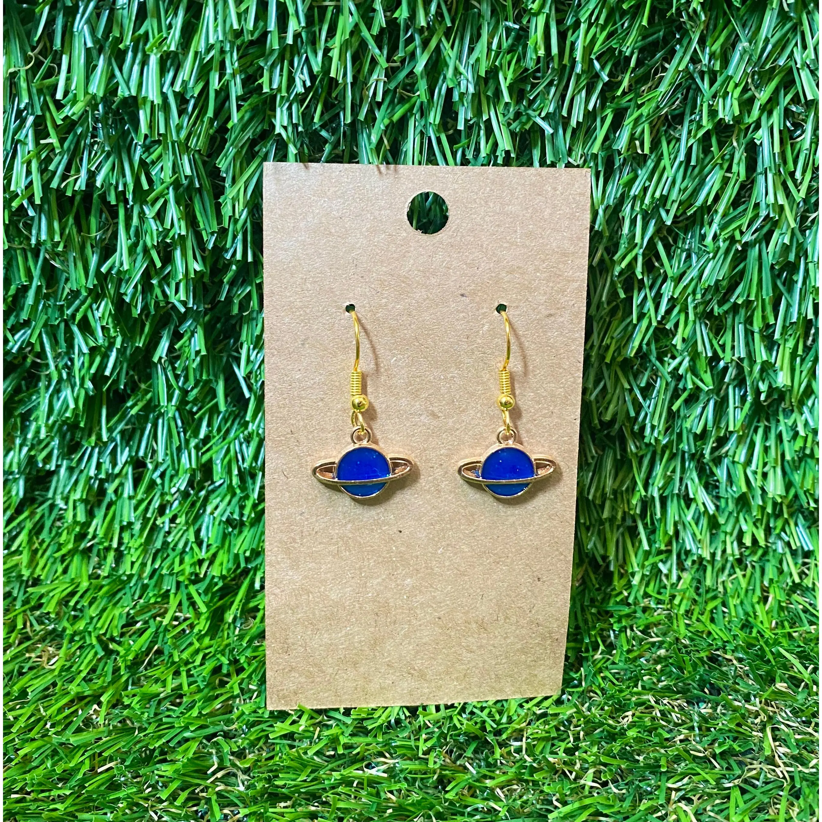 Small Saturn Earrings