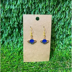 Small Saturn Earrings