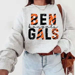 Cincinnatii Shirt, Bengal Sweatshirt, Cincyy shirt, Football Sweater, Game Day Tops