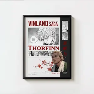 [Sale Off Up To 50%] [Unframe] Vinland Saga Poster Aesthetic Anime Poster Vintage Manga Decor Thorfinn Poster Gift for Vinland Saga Fan Anime Room Decor
