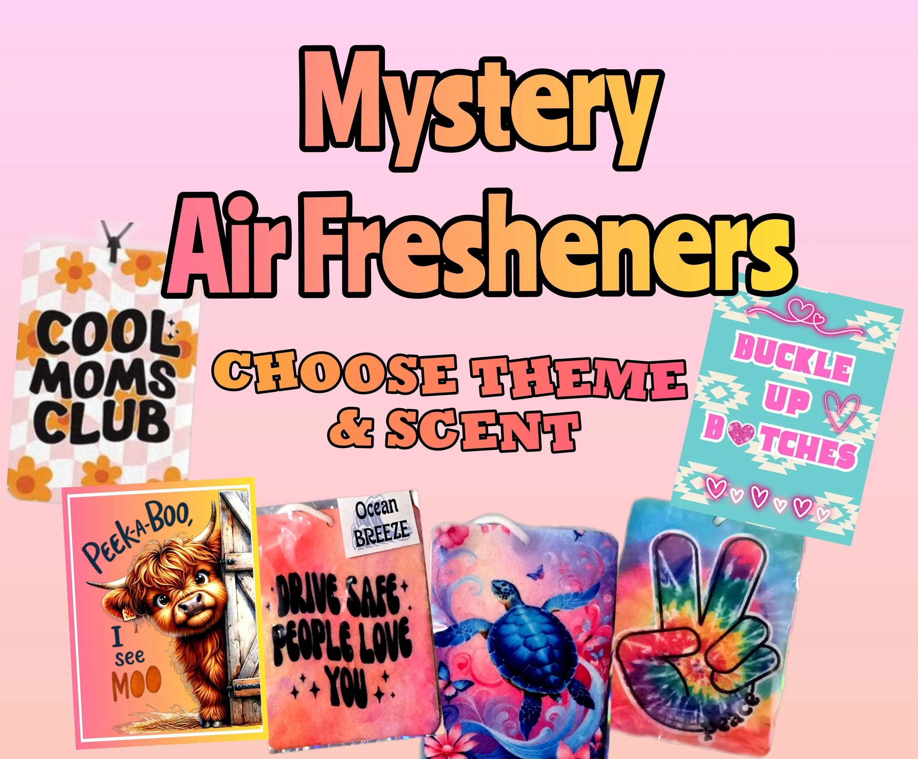 Mystery Car Freshies | Wholesale Freshies | Bundle Car Freshies | Bull Car Freshie | Boutique Car Freshies | Western Freshies | Guy Freshies