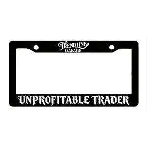 Trendline Garage Trader/Investor License Plate Frames - Trader Design for Market Enthusiasts