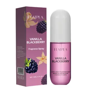 Vivacious Blackberry Scented Spray 50ML, Flower Spray Perfume, Versatile Body & Hair Fragrance Mist, Long-Lasting Aroma for All Occasions, Unisex Gift Choice