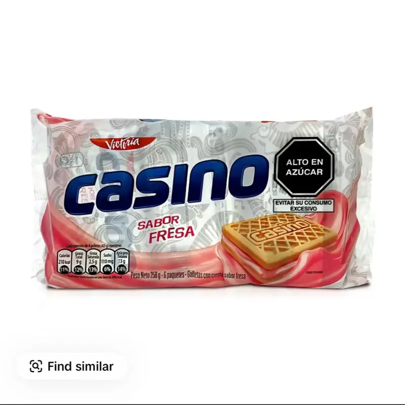 Bonbon casino fresa 2pcs