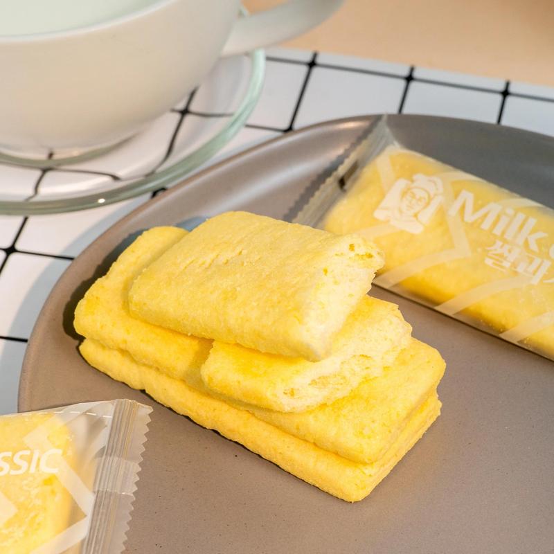 ORBIT/ TRENZY GAHM Milk Flavor Rice Crackers 3 Pack 240g Korean Trending Snack Creamy & Delicious Healthy Non-Fried Rice Cakes