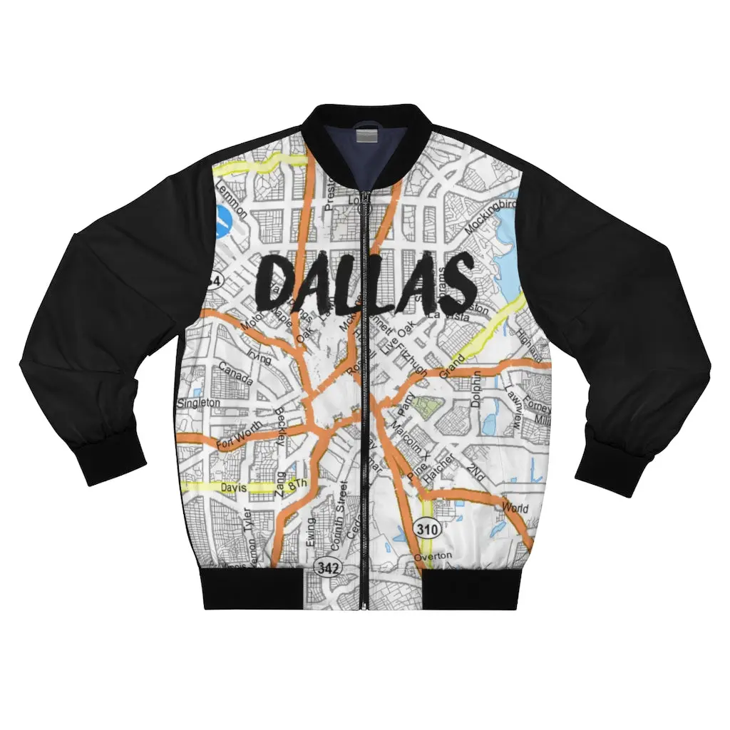Dallas Kimante Black AOP Bomber Jacket