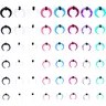 48Pcs Acrylic Septum Stretching Kit 14G 12G 10G 8G 6G 4G Septum Ring C Shape Buffalo Pincher Septum Gauge Kit Body Piercing Jewelry With Black O-Rings For Stretching Pierced Nose Ear Cartilage Nose Rings Hoops Kit Nose Piece