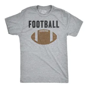 Mens Vintage Football Fantasy Game Day Gift Funny Vintage Graphic Tee for Dad Mens Funny T Shirts Cool Vintage Fashion T-Shirt Gift Classic Menswear Football Apparel for Men Funny Vintage Short Sleeve Novelty Light Grey
