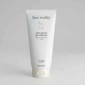 Face Reality Ultra Gentle Gel Cleanser - Daily Antioxidant Wash with Green Tea & Licorice Root Extracts - Sulfate-Free Formula for All Skin Types - 6 fl oz / 180 ml Cleansing Facial Sensitive