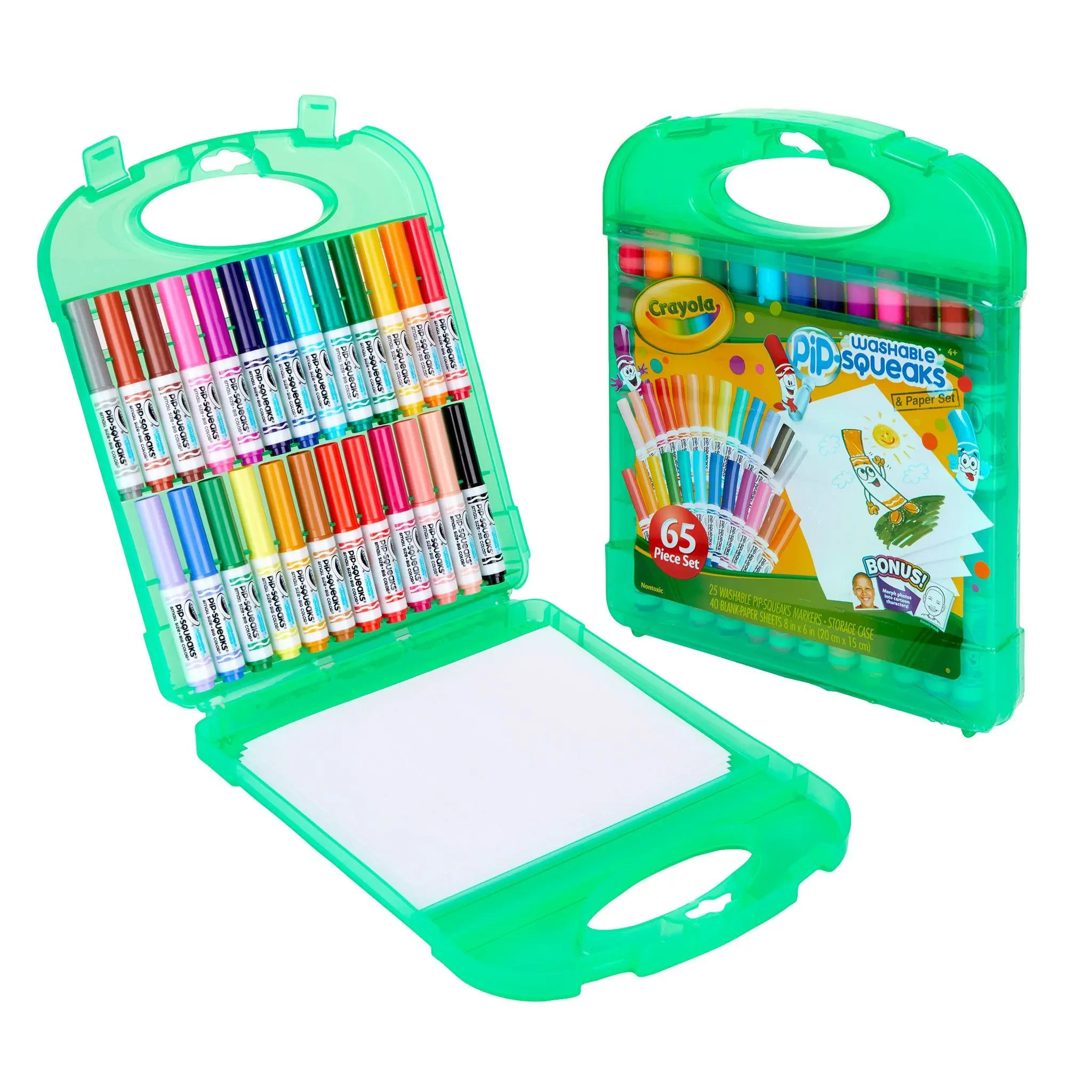 Crayola Pip Squeaks 25 Washable Markers Set, Back to School Essentials, Arts and Craft Supplies, Gift for Teachers and Kids, Ages 4+