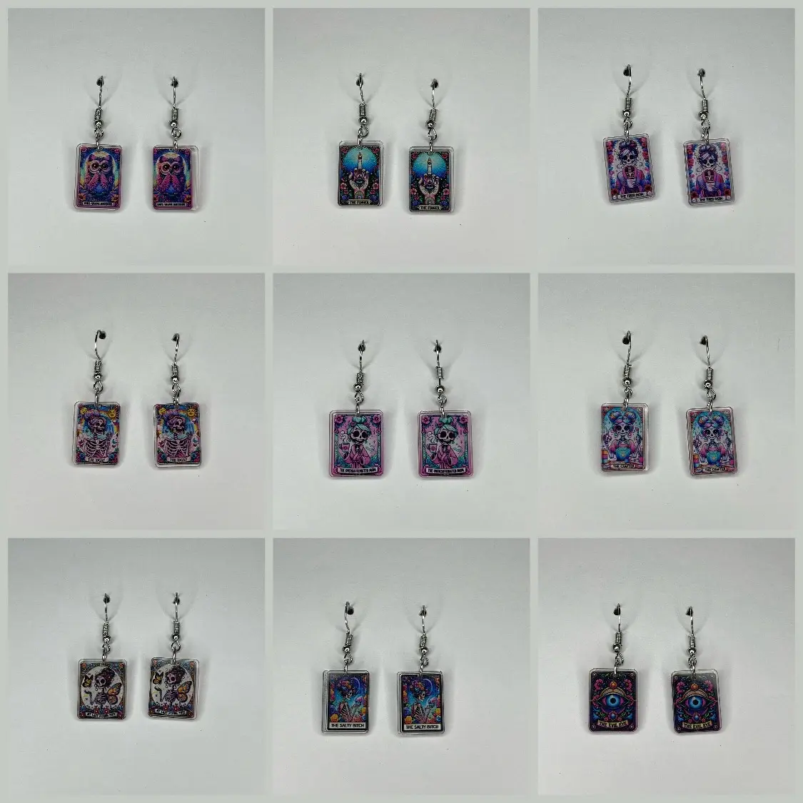 Mini Funny Tarot Earrings