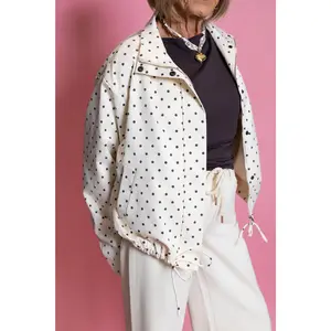 Mod Ref Windbreaker Summer Polka-Dot Jacket