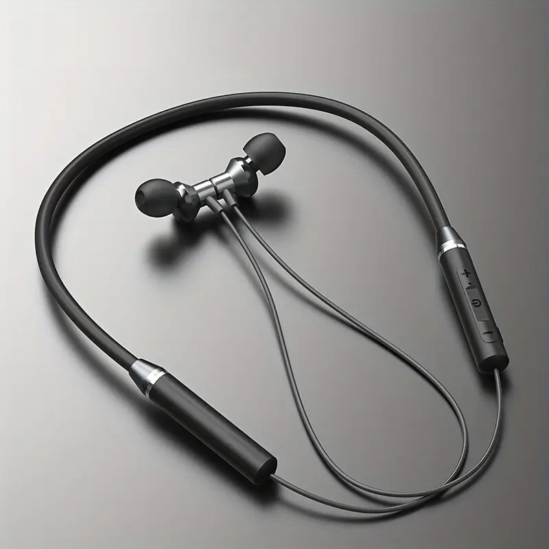 HE05 Neckband Wireless Headphones Hi-Fi Stereo Sound Sport Wireless Earphones Comfortable Wearing Wireless Headset Compatible with all mobile phones Can Be Used As A Birthday Gift Holiday Gifts