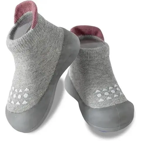 Unisex Toddler First Walker Shoes - 2-3 Years Toddler Shoes Infant, Anti-Slip Soft Rubber Sole, Toesafe Bumper, Breathable, Memory Foam, Elastic Band Casual Footwear for Baby Boys Girls