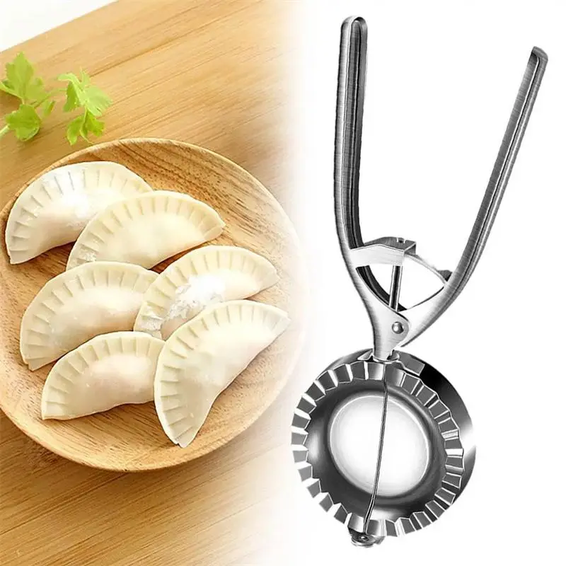 Stainless Steel Compact Dumpling Maker, Manual Dumpling Mold Press, Home Kitchen Utensils & Baking Gadget