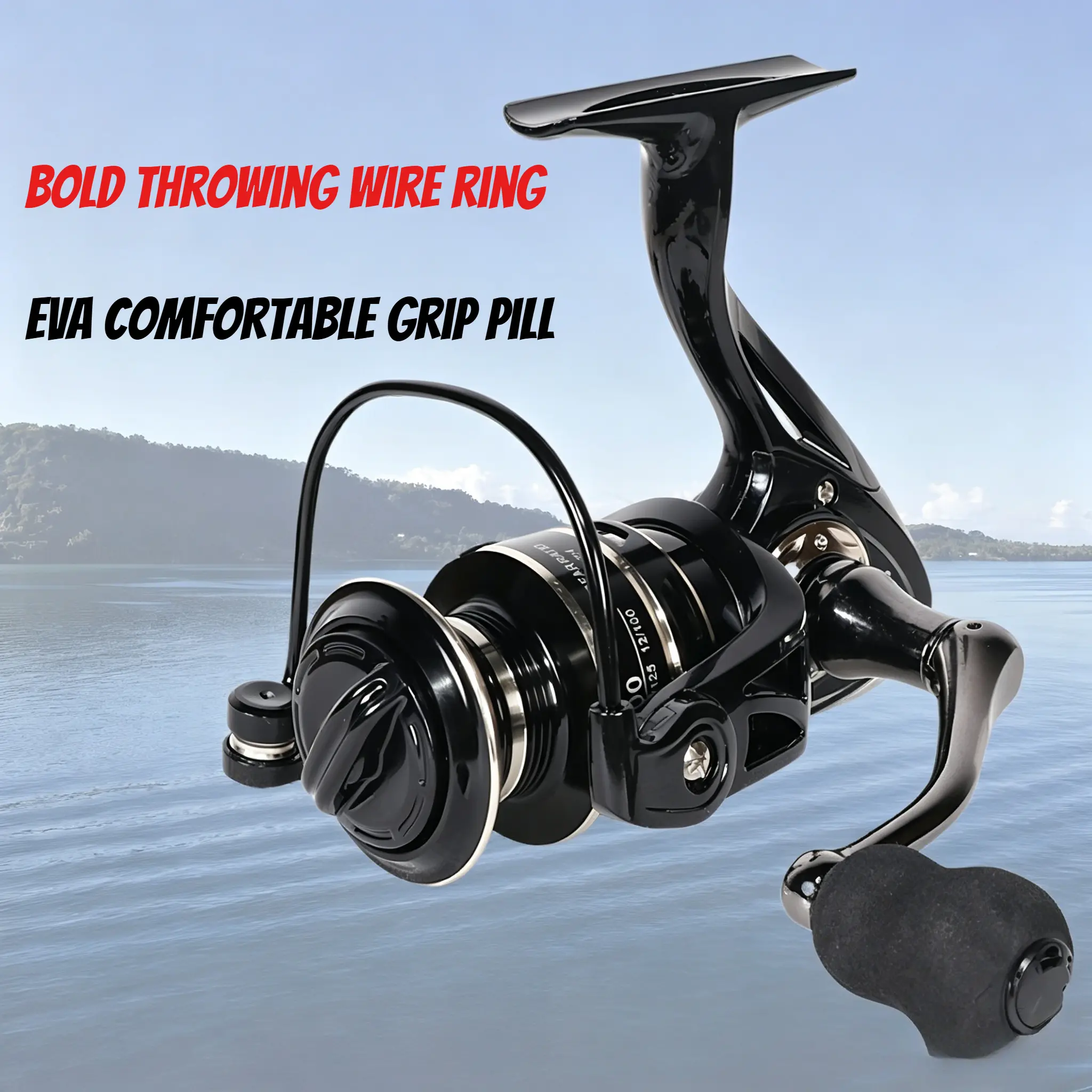 Full Metal Spinning Reel, Low Profile Fishing Reel for Lure & Float Fishing, Long Casting Saltwater Freshwater Fishing Reel
