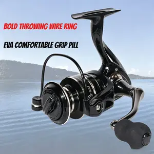 Full Metal Spinning Reel, Low Profile Fishing Reel for Lure & Float Fishing, Long Casting Saltwater Freshwater Fishing Reel