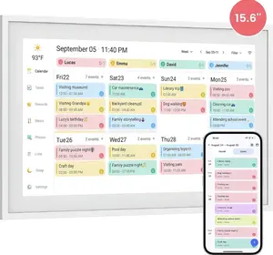 15-Inch Digital Touchscreen Calendar, Wall Planner, Chore Chart, Smart Interactive Display for Family Schedules - Great for Organizing Your 2026 Calendar