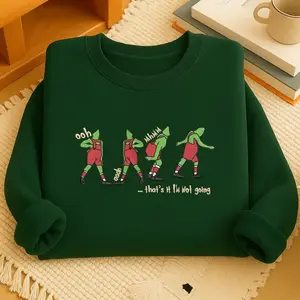 That's It I'm Not Going Christmas Sweatshirt, Christmas Embroidered Sweatshirt, Christmas Funny Sweatshirt, Christmas Gift