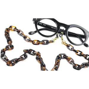 Acetate Eyeglass Chain - Rectangle Link