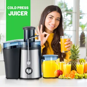 Cold Press Juicer 600W High Yield Juice Extractor with 3 Speed Settings & 3 Inch Chute for Fruits Easy to Clean with Brush Affordable Pulp Cup Glow Up Juice Maker