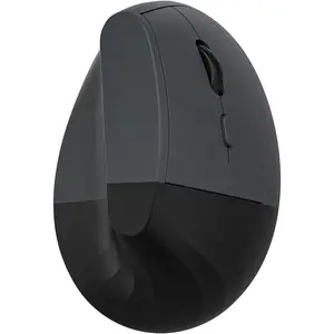 EM18   Vertical , Ergo Design,  Cordless  for Medium/Large Hands, Silent Click, 5-Level Adjustable DPI,  Mice for /PC//Laptop, Black