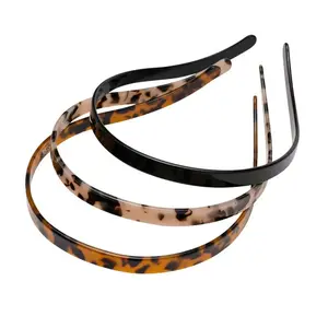 Headband Designed for Eyewear,Flex No Pressure  Hair Band Fashion Acetate Headbands for Womens Sisters Girls Gifts-Amber