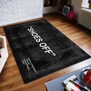 Shoes Off Rug, Shoes Room Rug, Rug, Birthday Gifts, Gifts For Him,Personalized Gifts,Home Decor Rug,Non-Slip Rug,Popular Rug,Area Rug