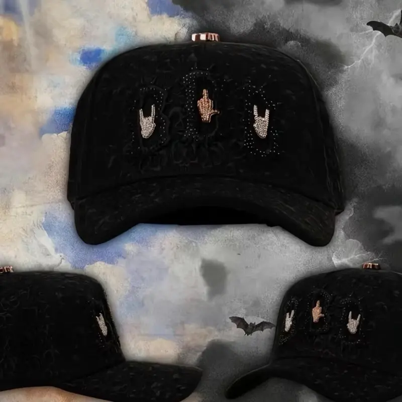 Barbas Hats BBB HAND SKULL