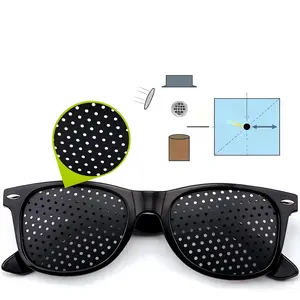 Unisex Pinhole Glasses Anti-MyopiaAstigmatism Glasses Men's Women's Vision|Improvement Strabismus Correction FatigueGlasses