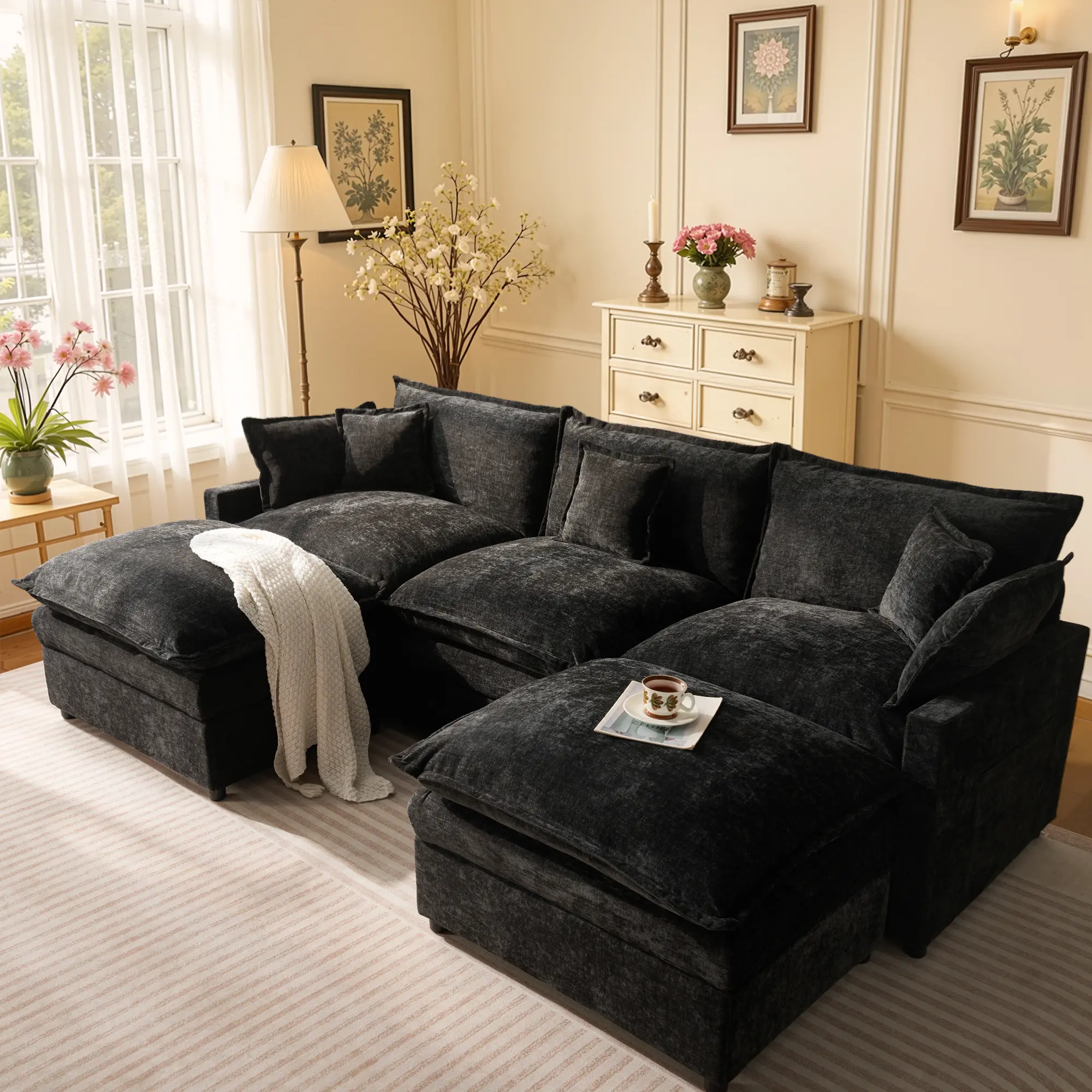 108'' Black