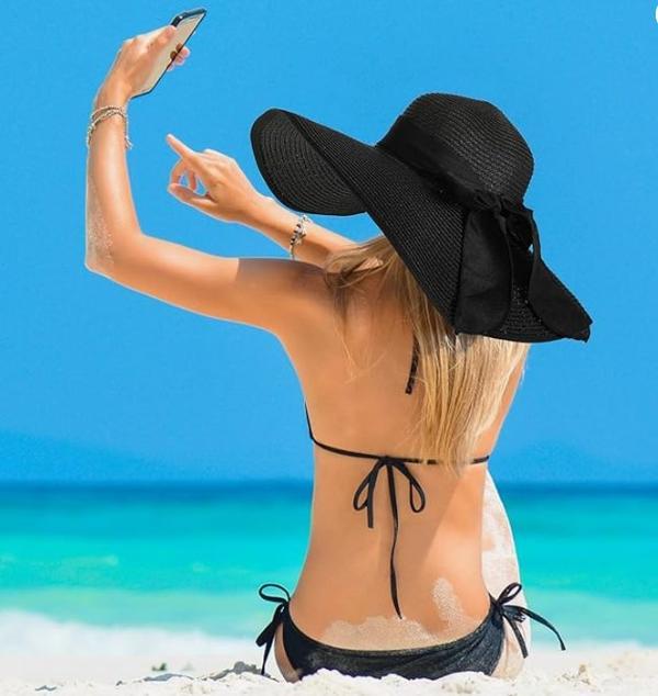 Women's Wide Brim Straw Hat