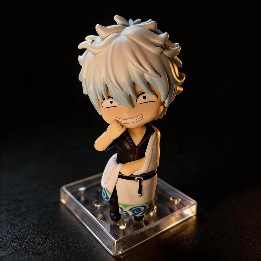 Anime Gintama Sakata Gintoki Articulated High Quality Decoration Figure 10cm Collectible Model