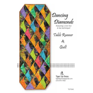 Dancing Diamonds Table Runner & Quilt