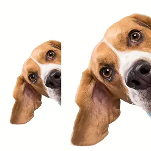 Big Dog Waterproof Fashion Car Decal Sticker for Motorcycle Laptop Suitcase Window Home Decor Durable PVC Self-Adhesive Pattern Universal Car Sticker