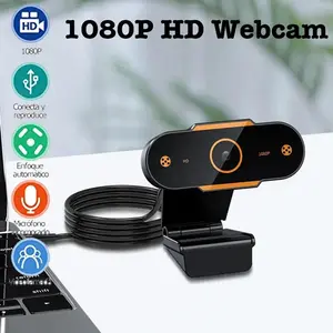 HD Webcam Camera Auto Focus Webcam USB Computer PC Camera with Mic for Video Calling Network Teaching Office Meeting