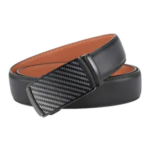 Premium Belts for Men - Men’s Adjustable Leather Ratchet Belt Easy Release - Formal & Casual, Men’s Gift / Father’s Gift with Gift Box, Cut to Fit