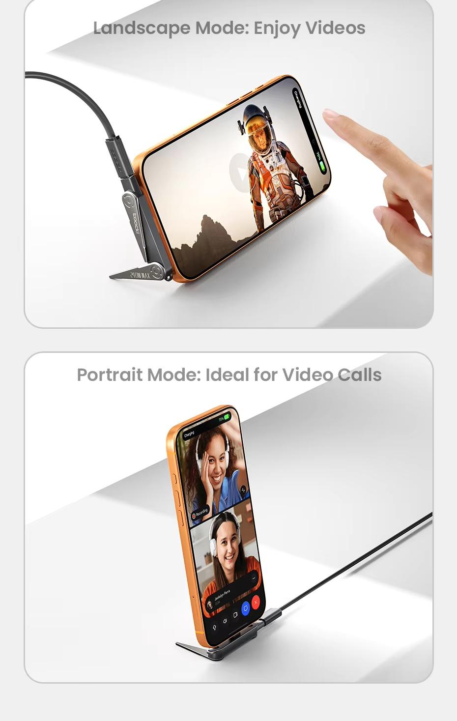 240W USB C Interface Adapter With Foldable Stand High Speed Data Transfer Plug And Play For Desktop And Home Use