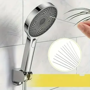 Stainless Steel Shower Head Cleaning Brush Set, Reusable No Power Needed, Various Sizes, Ideal for Bathroom Accessories, Home Kitchen Use