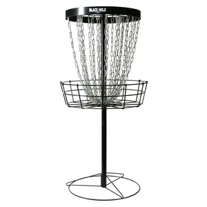 MVP Disc Golf Basket Black Hole Pro