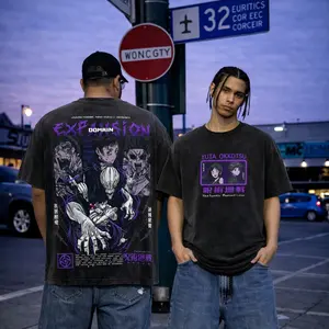 Yuta Okkotsu Sendai Ss3 Colony Jujutsu Kaisen Vintage Washed Oversized T-Shirt, Tank Top, Hoodie, Sweatshirt – Special Grade Sorcerer Anime Sword Graphic Tee, Culling Game Arc Streetwear, Heavyweight Cotton Boxy Fit Oversized Apparel Menswear Sleeveless