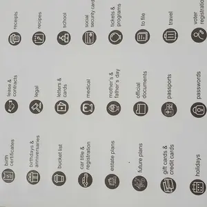 Accordion File Organizer Manila Pocket Document Folder for Passports, Birth Certificates & Important Papers, Office & Home Storage