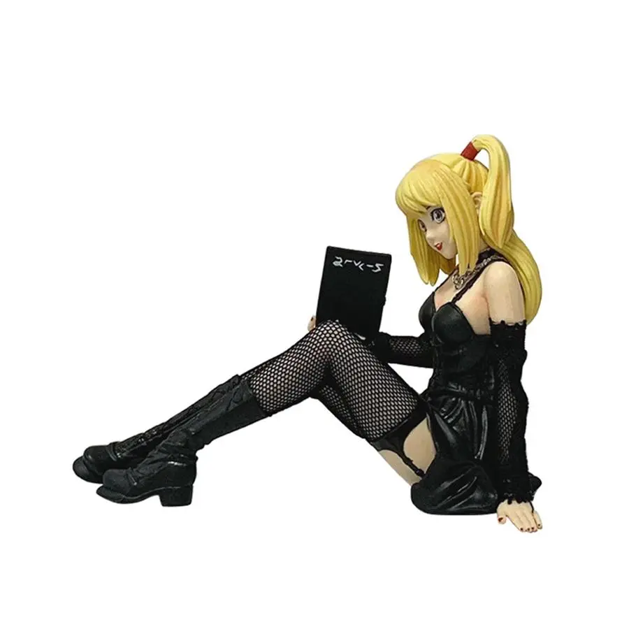 10cm No Box Death Note Anime Character Figurine - Real Lace Detail Amane Misa, #1200 L, #1160 Yagami Light Plastic Collectible, Room Decor Model Toy for Anime Fans (Extra Discount)