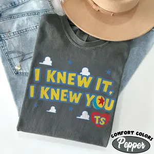 Vintage I Knew It I Knew You Shirt, Toy 5 Friendship Shirt, Woody Buzz Lightyear Tee, Toy Family Matching Tee