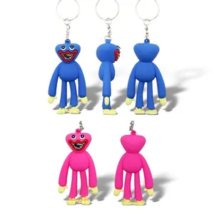 Poppyplaytime pendant sausage monster soft rubber keychain three-dimensional cartoon poppy pvc creative car key
