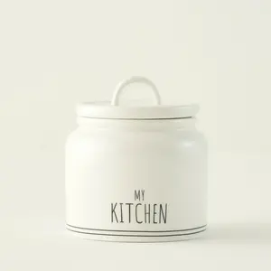 My Kitchen Porcelain Jar
