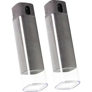 Touchscreen Screen Cleaner Kit 2 Pcs, Cleaner For Phone,Tablet and Car Screen, Two in One Spray and Microfiber Cloth(2 Pack Grey)